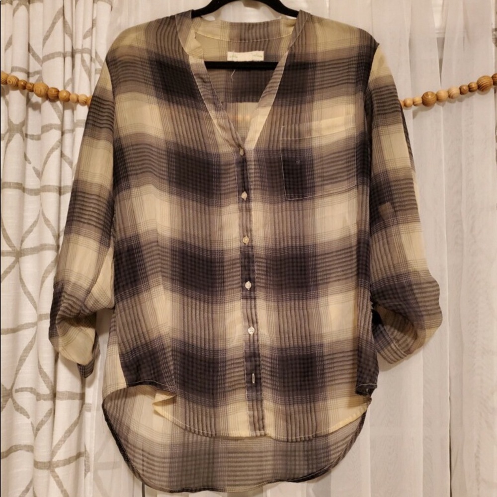 Staring at the Stars Plaid Shirt